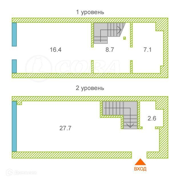 квартира г Тюмень ул Республики 86/2 Тюмень городской округ фото 2