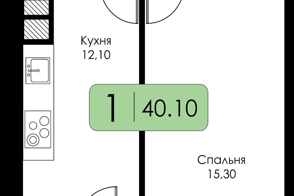 квартира г Смоленск р-н Ленинский проезд Ипподромный 5 муниципальное образование Смоленск фото 2