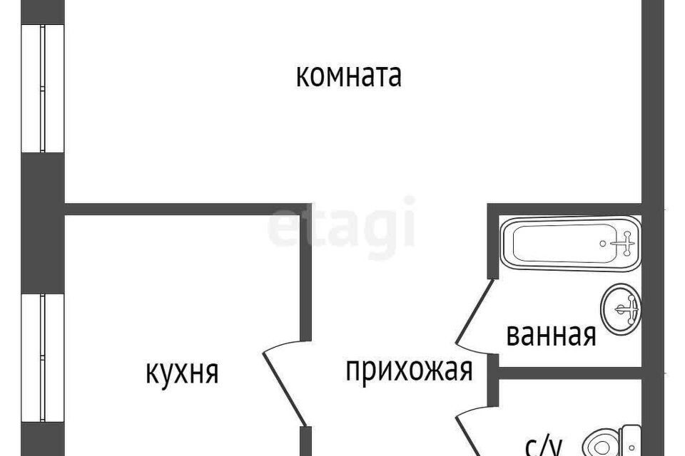 квартира г Красноярск р-н Ленинский ул Паровозная 10 Красноярск городской округ фото 2