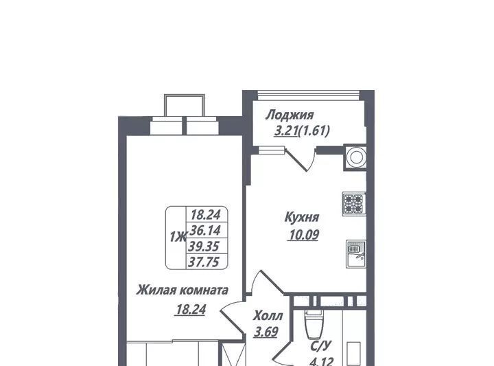 квартира г Ессентуки ЖК Озеро фото 3