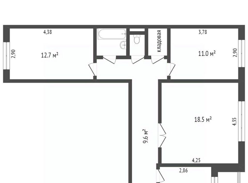 квартира г Омск р-н Кировский ул Лукашевича 21 Кировский АО фото 2