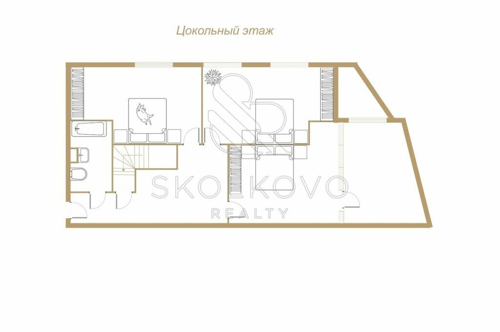 квартира г Москва метро Крылатское проезд Островной 10к/1 муниципальный округ Крылатское фото 3