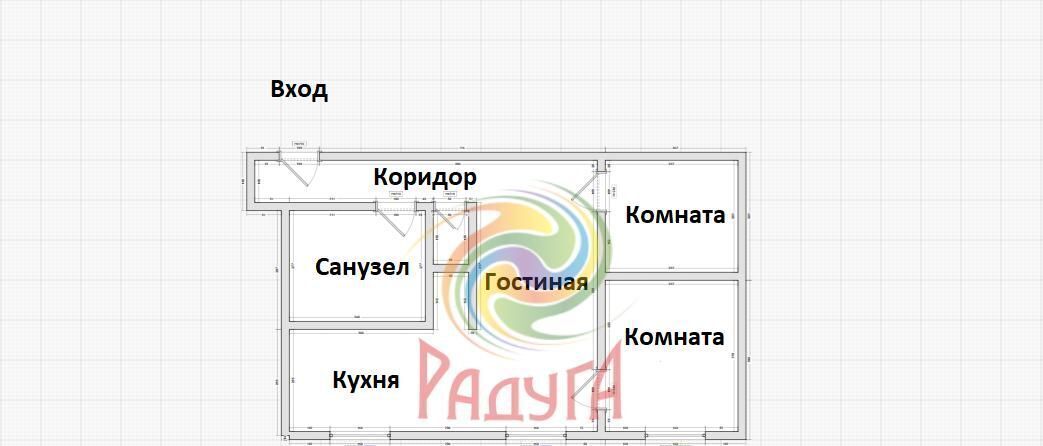 квартира г Иваново р-н Советский ул Соликамская 26 фото 9