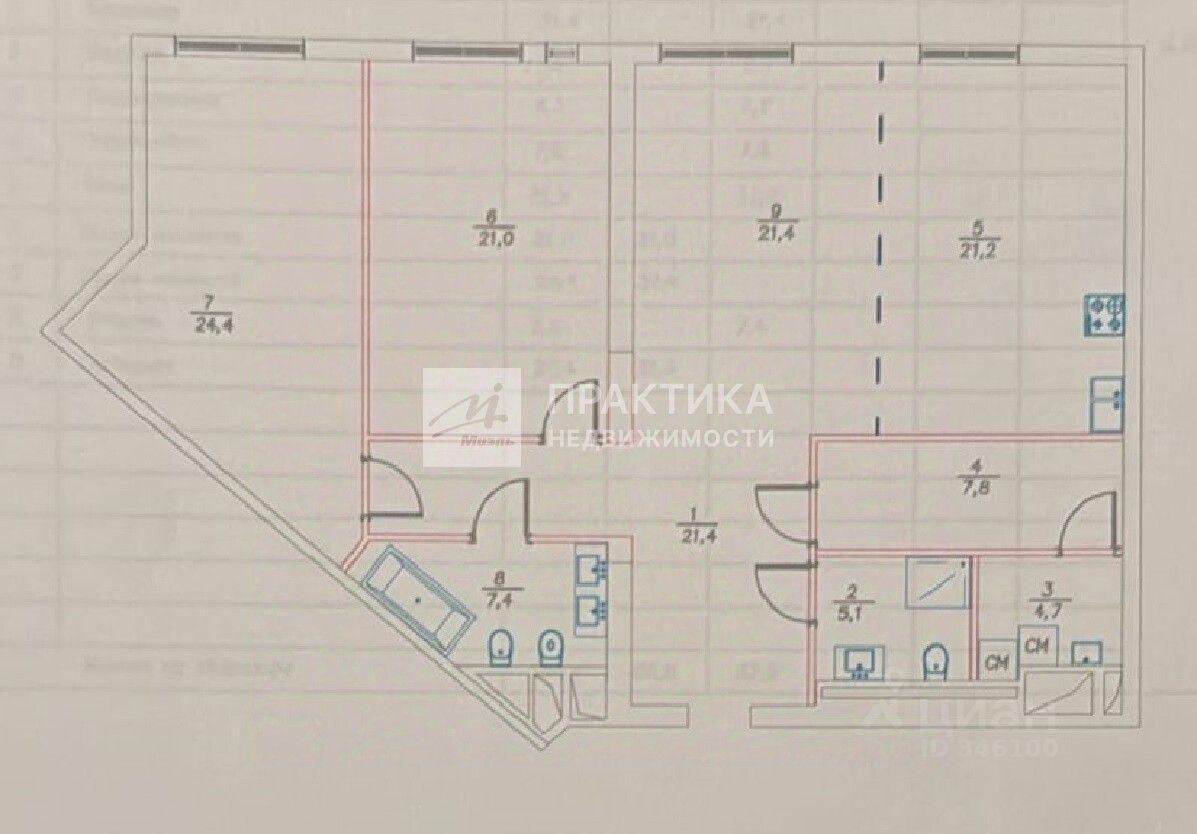 квартира г Москва ул Мосфильмовская 8 Московская область фото 2