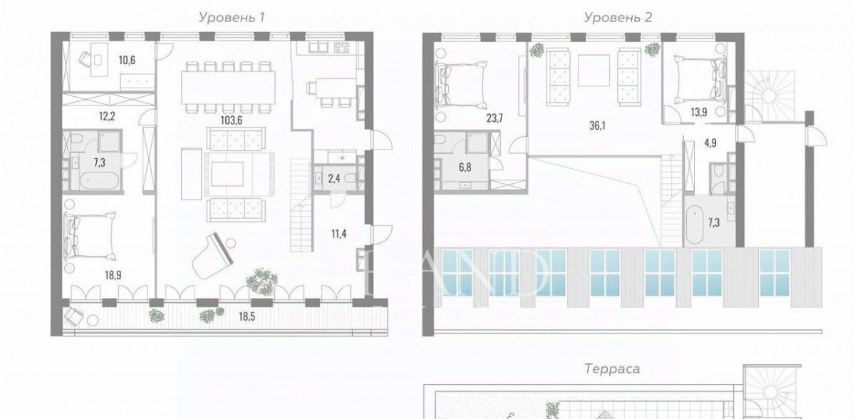 квартира г Москва метро Охотный Ряд ул Дмитровка Б. 7/5с 2 фото 2