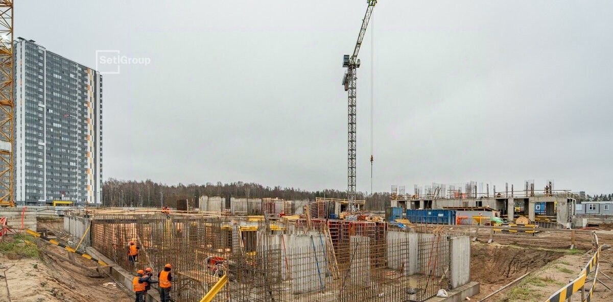 квартира г Санкт-Петербург метро Проспект Просвещения ЖК «Бионика Заповедная» округ Коломяги фото 15