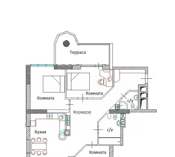 квартира г Геленджик Толстый мыс ул Красногвардейская 38аб фото 2