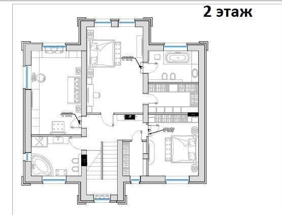 дом городской округ Пушкинский с Тарасовка 13 км, мкр-н Зелёный Бор, Лесные Поляны, Ярославское шоссе фото 37