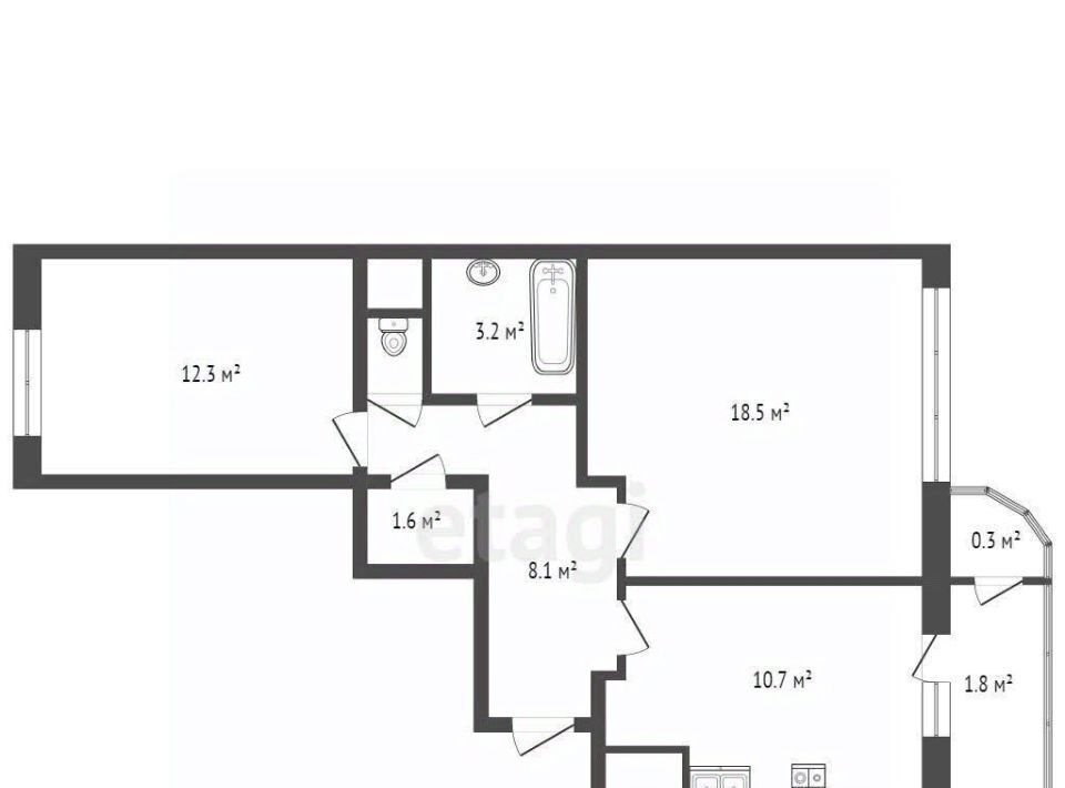 квартира г Москва ул 5-я Нововатутинская 9 Кедровая фото 2