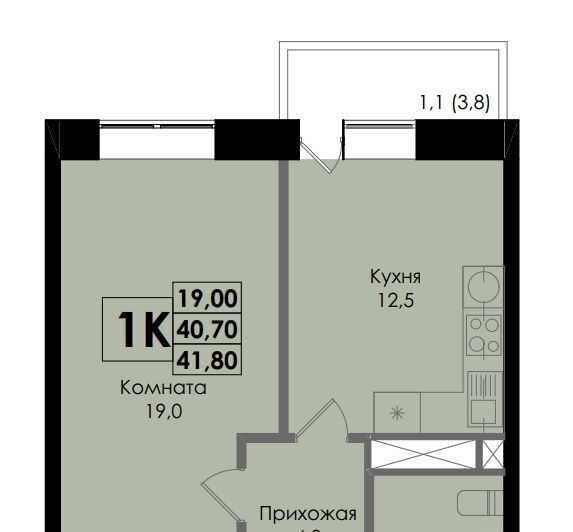 квартира г Ростов-на-Дону р-н Ленинский Ботаника жилой комплекс фото 1