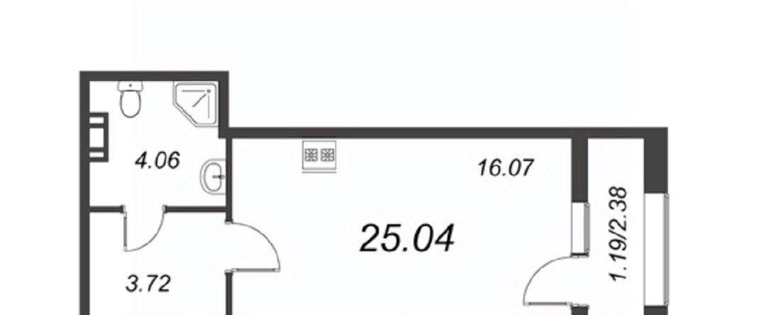 квартира г Санкт-Петербург метро Лесная пр-кт Полюстровский 75 Финляндский округ фото 4