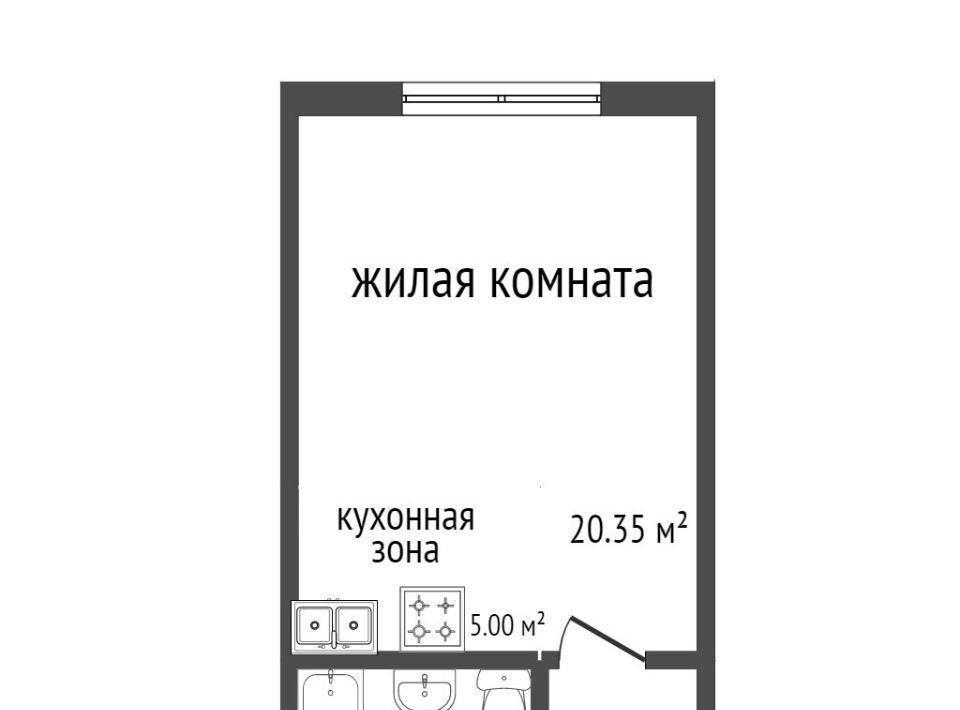 квартира г Новосибирск метро Площадь Гарина-Михайловского р-н Железнодорожный ул Фабричная 65/3 ЖК «Чернышевский» фото 15