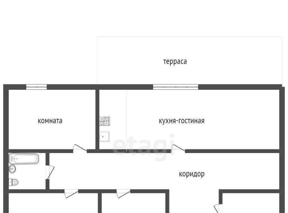 дом р-н Новоусманский п 2-го отделения совхоза "Масловский" с пос, ул. Никольская, Никольское фото 12