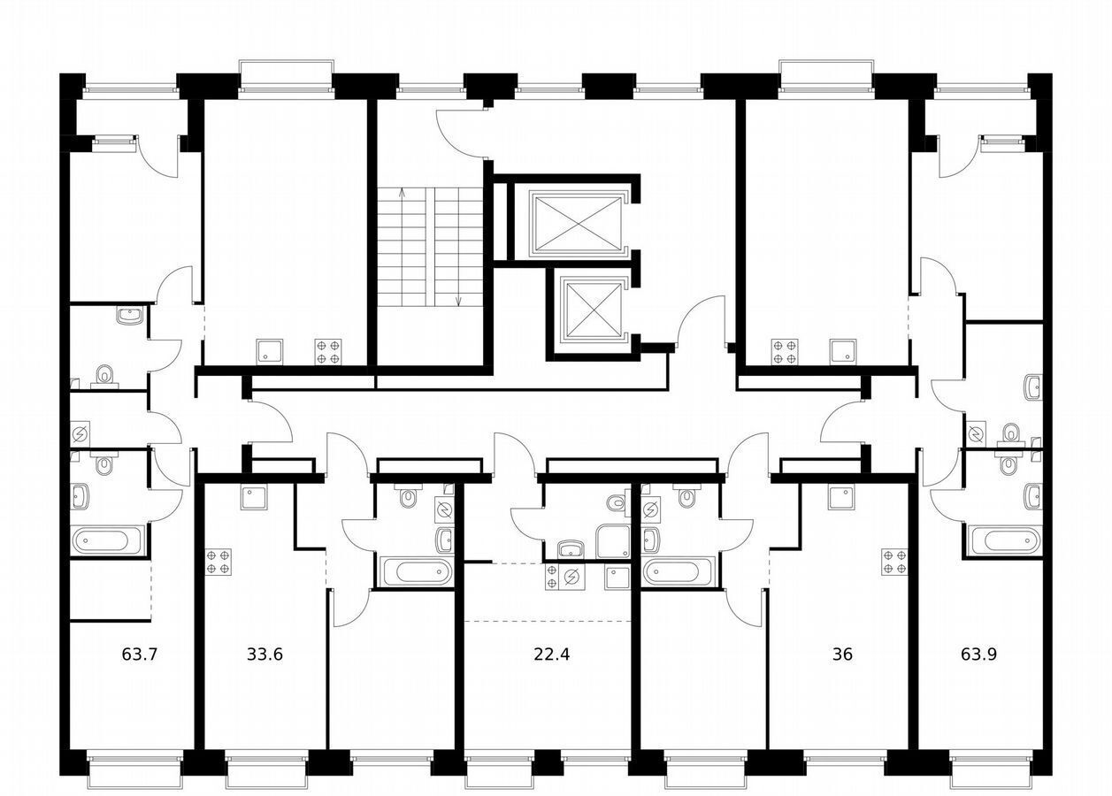 квартира г Казань р-н Советский ул Халитова ЖК «Сиберово» корп. 2 фото 2