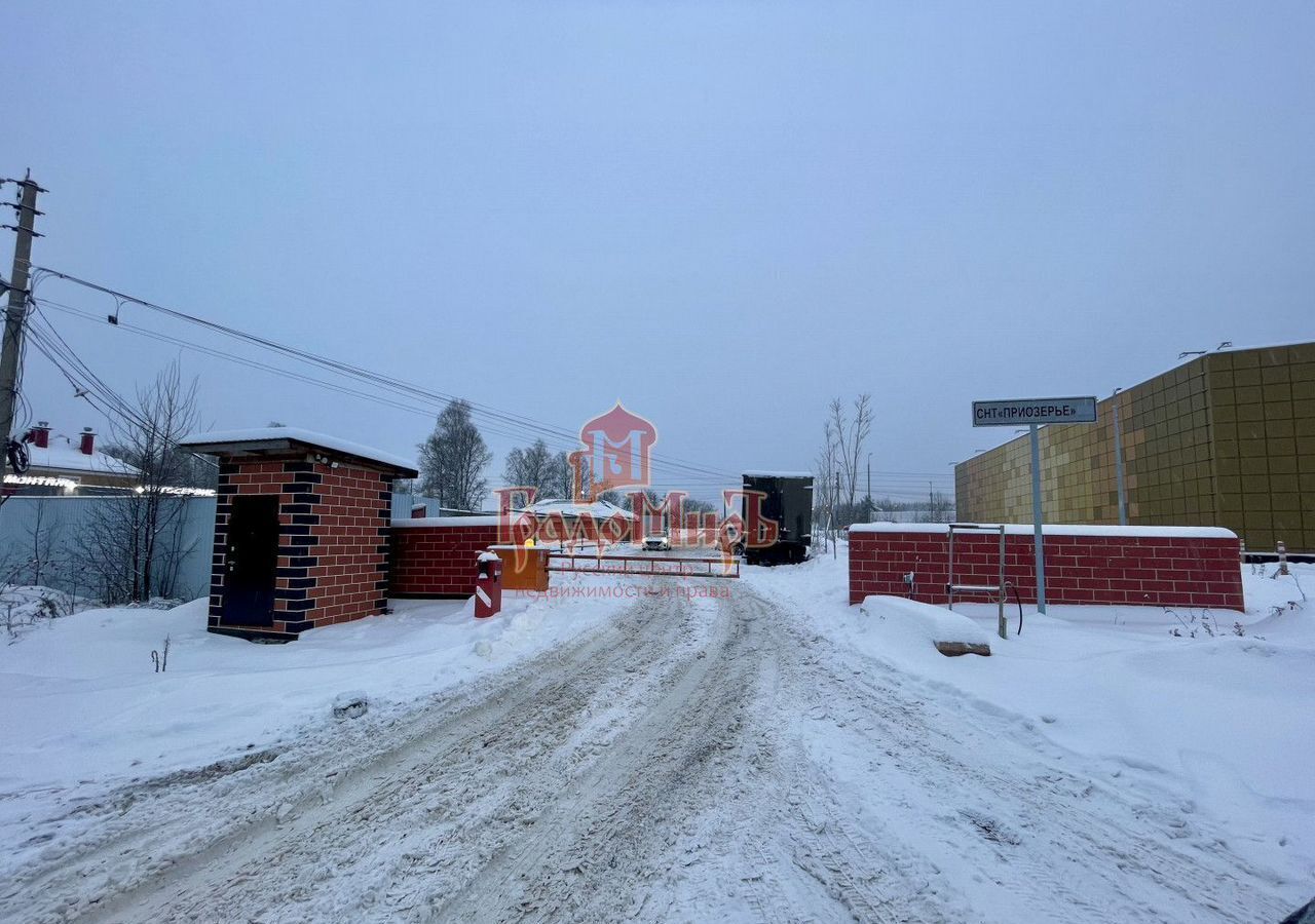 земля городской округ Дмитровский рп Некрасовский 24 км, садовое товарищество Приозёрье, Солнечная ул, Рогачёвское шоссе фото 6