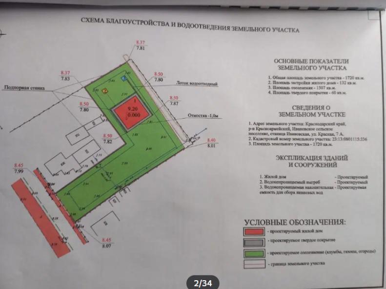 земля р-н Красноармейский ст-ца Ивановская ул Красная Ивановское сельское поселение фото 3