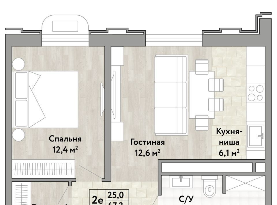 квартира г Хабаровск р-н Центральный ул Нагишкина фото 1