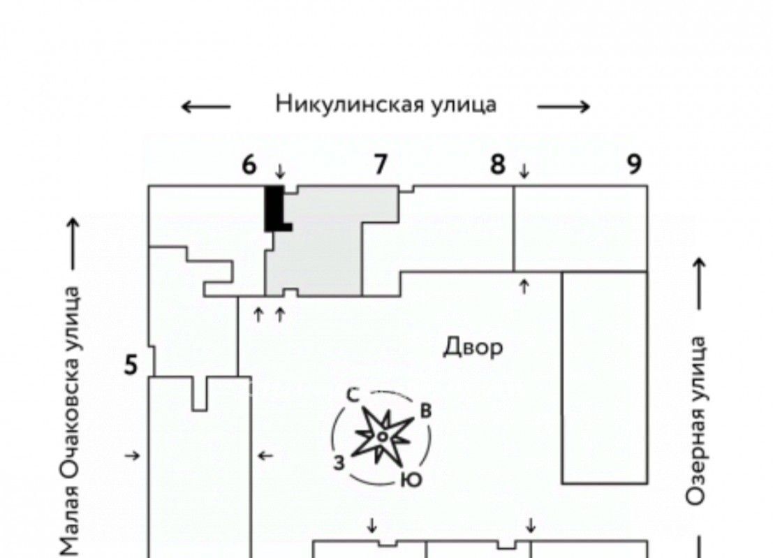 квартира г Москва метро Озерная ул Озёрная 42с/7 фото 10