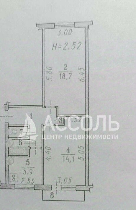 квартира г Омск р-н Октябрьский ул 50-летия ВЛКСМ 7 Октябрьский АО фото 16