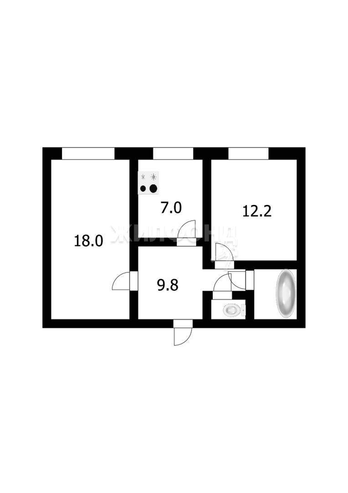 квартира г Кызыл ул Московская 103 фото 9