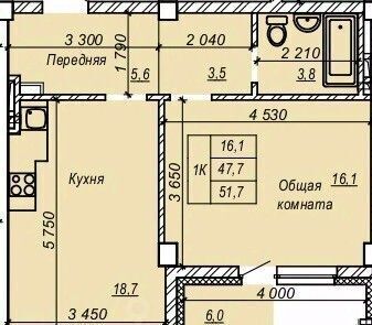 квартира г Новосибирск р-н Кировский Затулинский ул Зорге 277 ЖК «Серебряный ключ» жилмассив фото 1