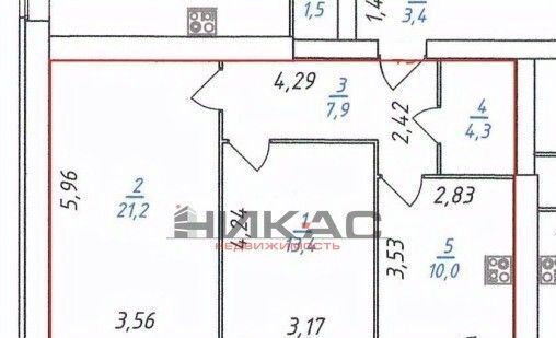 квартира г Ярославль р-н Красноперекопский ул Соловьева 11 фото 10