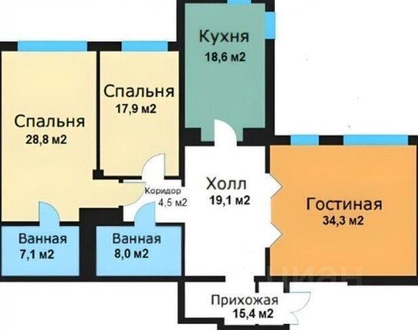 квартира ул Архитектора Власова 6 ЖК «Вавилово» Московская область фото