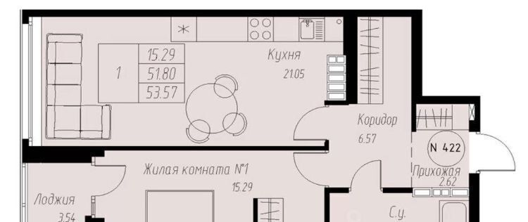 квартира г Екатеринбург р-н Железнодорожный Уральская ул Азина 22/2 квартал «Мельница» фото 17