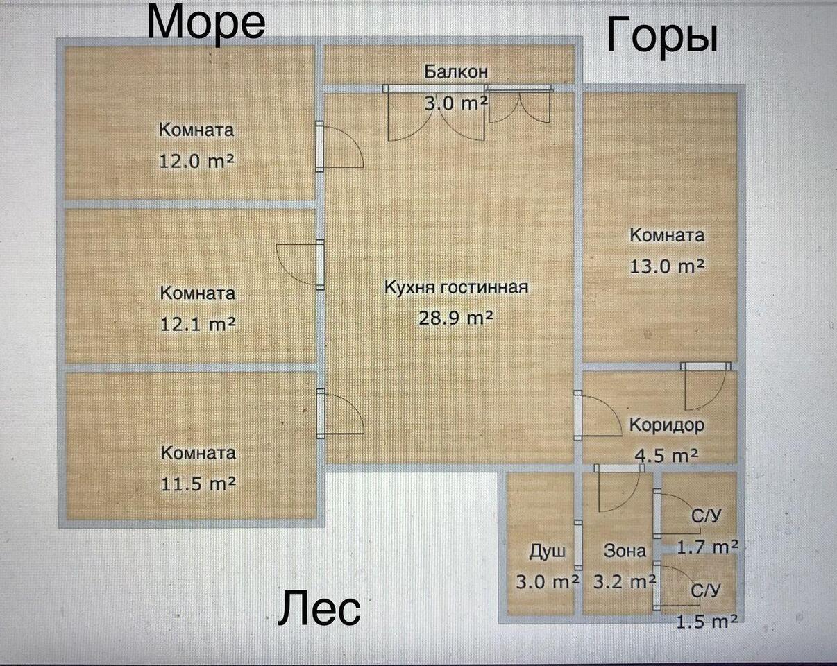 квартира г Геленджик ул Орджоникидзе 5 фото 2