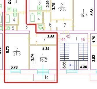 квартира г Москва метро Сетунь ул Толбухина 9к/1 муниципальный округ Можайский фото 17