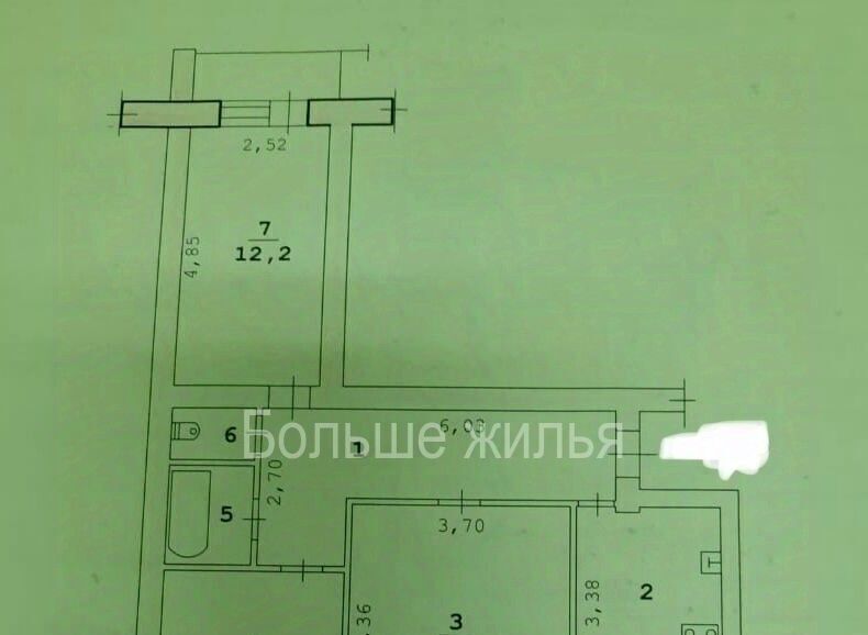 квартира г Волгоград р-н Дзержинский ул Краснополянская 44а фото 10