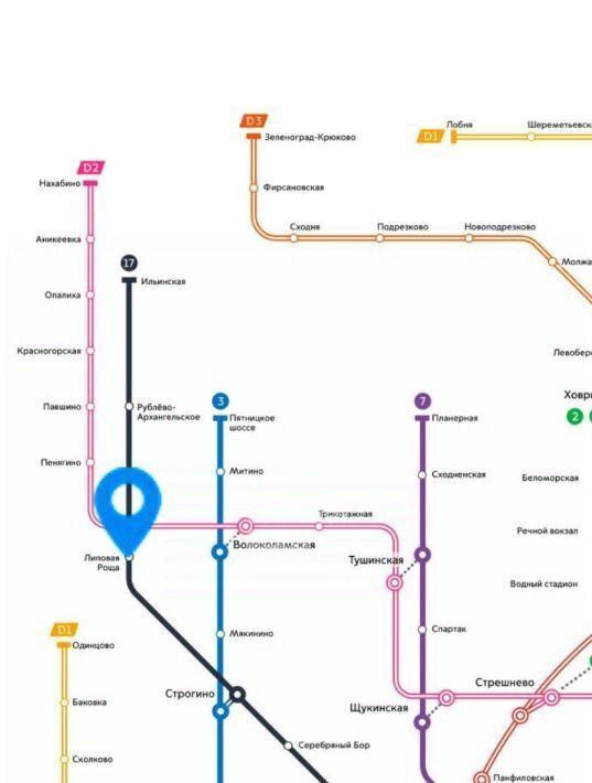 квартира г Москва метро Строгино ЖК «Спутник» к 13, Московская область, Красногорск фото 6