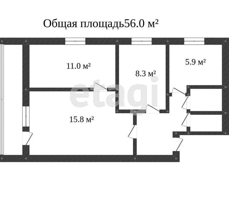 квартира г Тобольск ул Семена Ремезова 28 фото 23