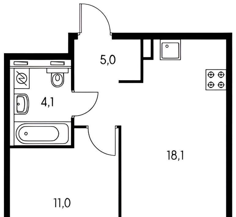 квартира г Одинцово ул Рябиновая 7 Одинцово фото 2