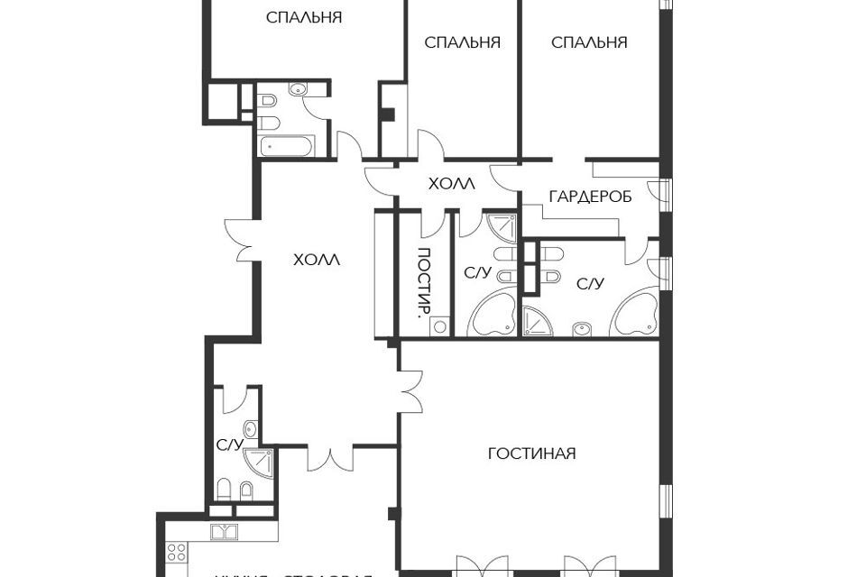 квартира г Москва б-р Смоленский 24/3 Центральный административный округ фото 2