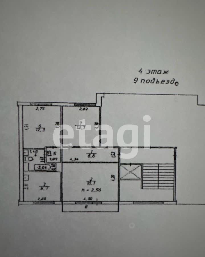 квартира г Красноярск р-н Советский ул Тельмана 30а мкр-н Зелёная Роща фото 11