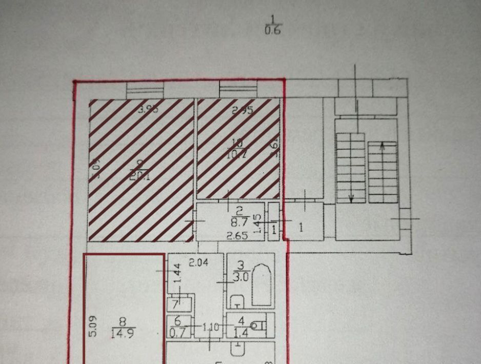 комната г Санкт-Петербург метро Елизаровская ул Седова 44 фото 6