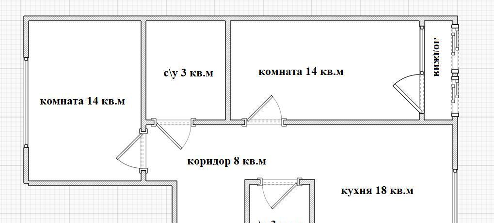 квартира г Краснодар р-н Прикубанский ул им. Генерала Трошева Г.Н. 35 микрорайон «Восточно-Кругликовский» фото 13