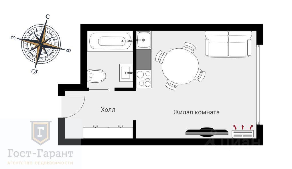 квартира г Москва ул 2-я Машиностроения 32/3к 1 ЖК «Метрополия» Московская область фото 13