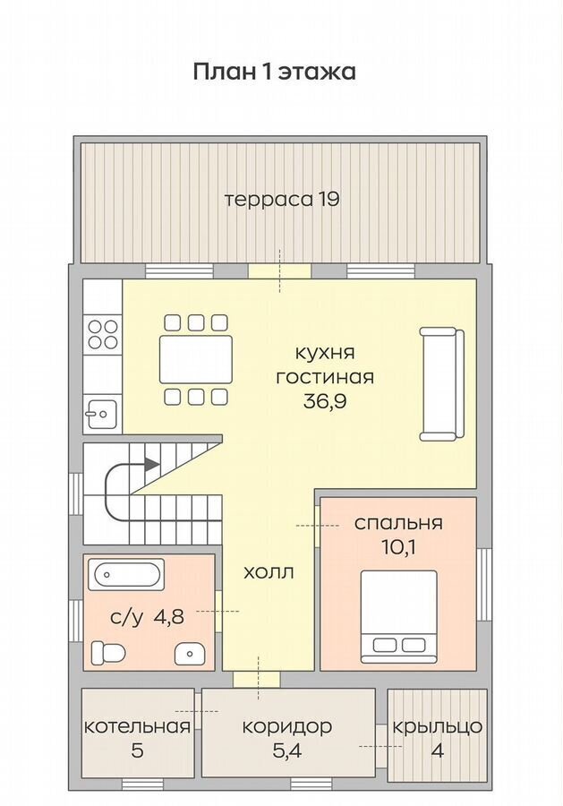 дом городской округ Луховицы п Красная Пойма ул Новая 6 108 км, Луховицы, Новорязанское шоссе фото 19