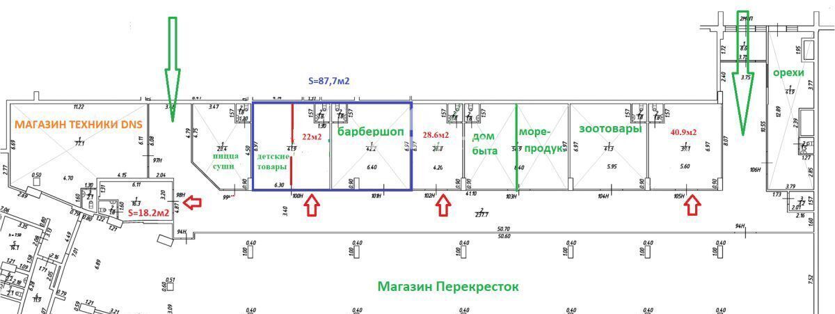 торговое помещение г Санкт-Петербург п Парголово ул Брюлловская 3 метро Парнас фото 18