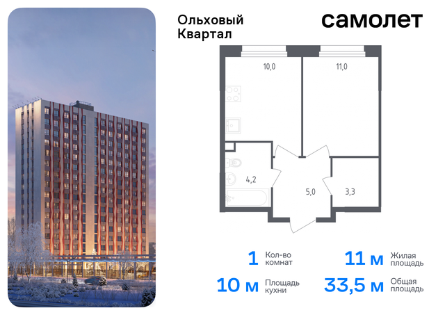 ЖК «Ольховый Квартал» метро Ольховая Коммунарка, к 2. 1 фото