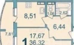 квартира г Белгород Заря Восточный ул Макаренко 22 микрорайон «Заря» Восточный округ фото 16