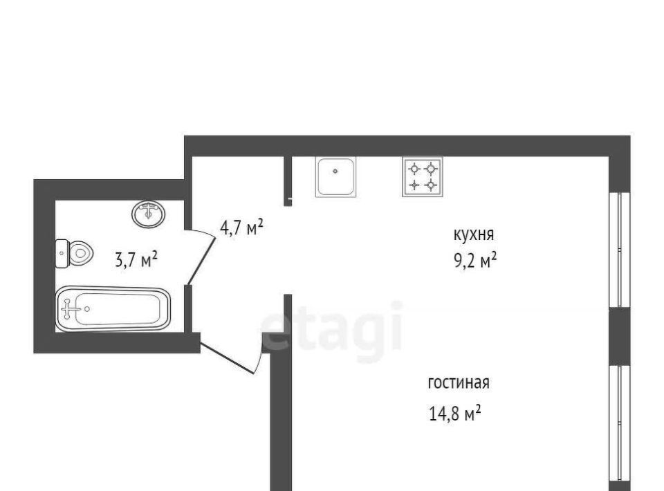 квартира г Уфа р-н Советский б-р Ибрагимова 90/2 ЖК Grand&Grand фото 25