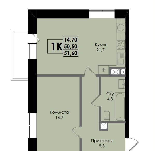 квартира г Ростов-на-Дону р-н Ленинский ул Курская ЖК Botanika з/у 4/2 фото 1