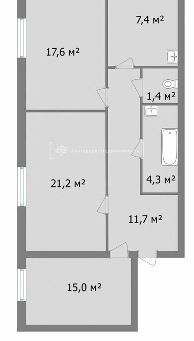 квартира г Томск р-н Кировский ул Карташова 31б фото 1