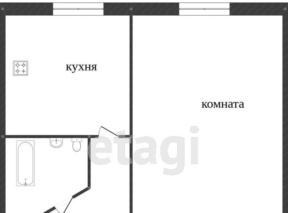 квартира г Сургут ул Московская 32а 22-й фото 2