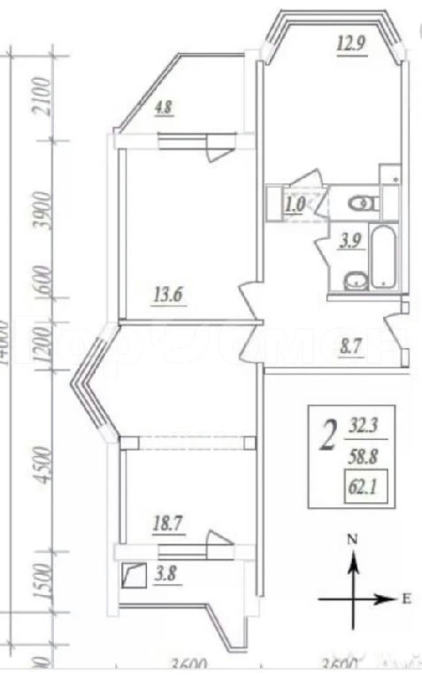 квартира г Москва метро Рассказовка Самуила Маршака ул., 4, обл Московская фото 14