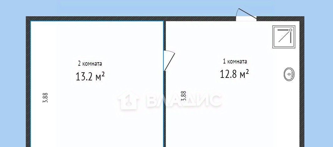 комната г Липецк р-н Октябрьский ул. Студенческий Городок, 16 фото 19