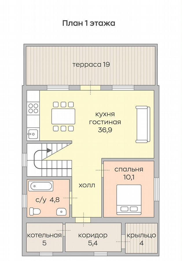 дом городской округ Раменский д Тяжино ул Фруктовая 61 31 км, Бронницы, Рязанское шоссе фото 20